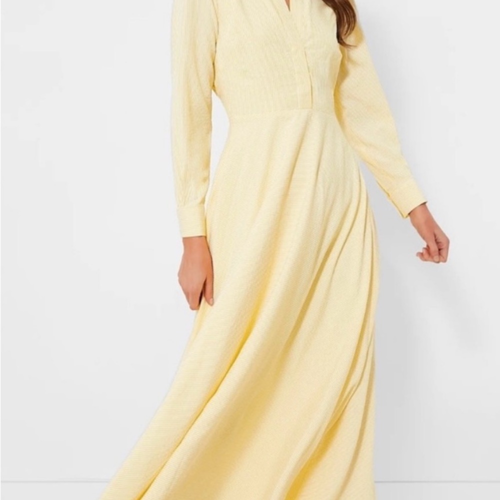 Tuckernuck Yellow Long Sleeve Dress